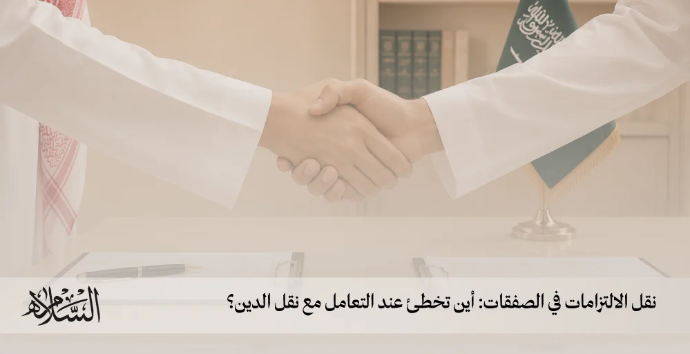 نقل الالتزامات في الصفقات أين تخطئ عند التعامل مع نقل الدين؟