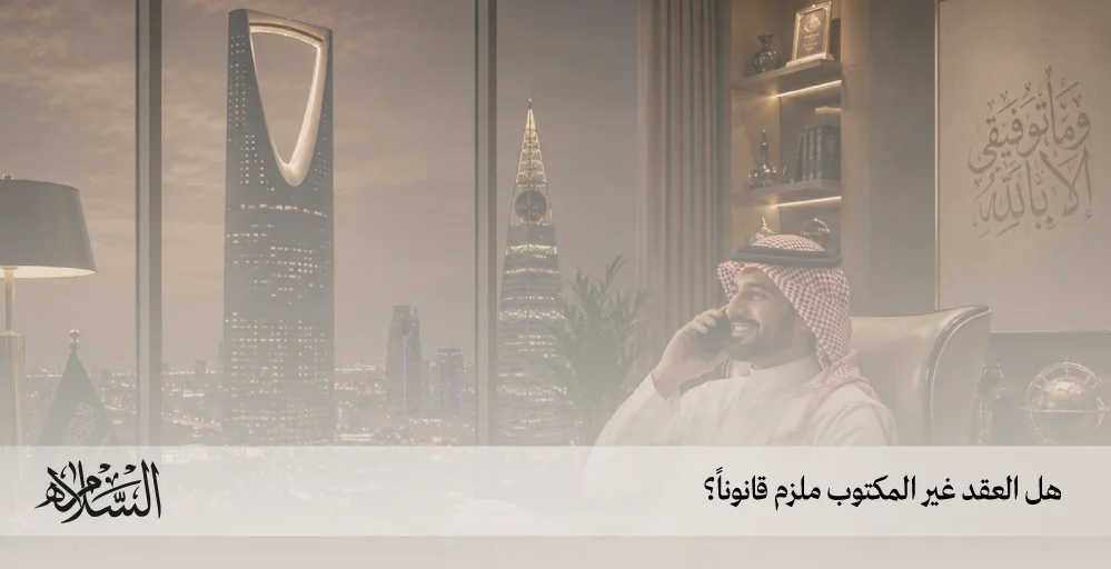 هل العقد غير المكتوب ملزم قانوناً؟