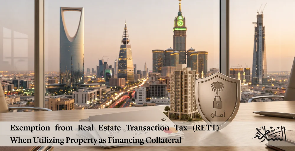 Exemption from Real Estate Transaction Tax (RETT) When Utilizing Property as Financing Collateral