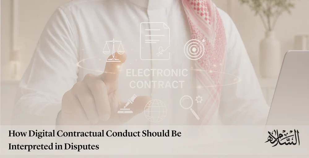 How Digital Contractual Conduct Should Be Interpreted in Disputes