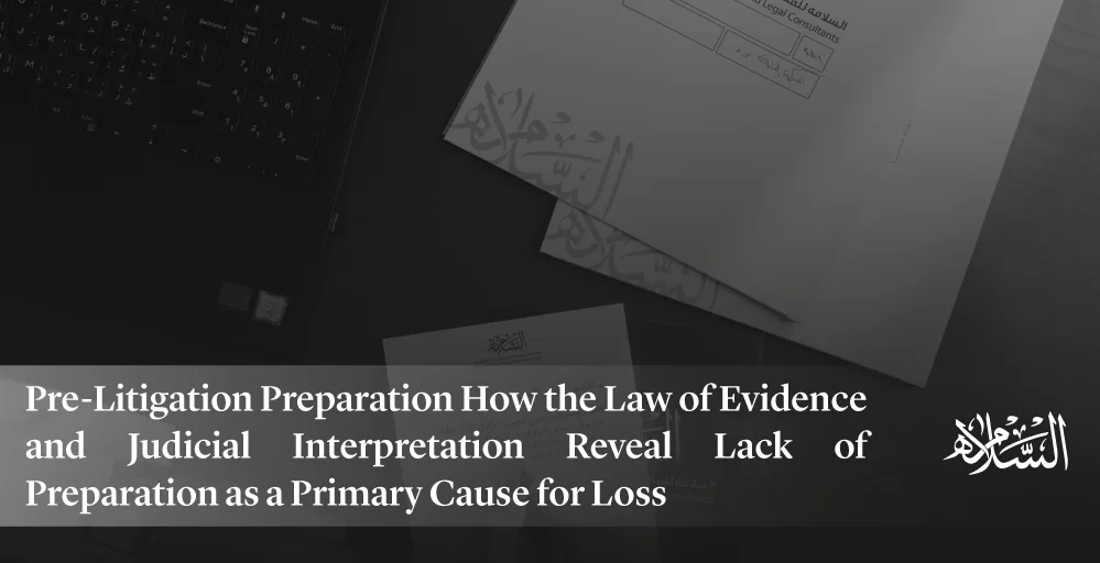 How the Law of Evidence and Judicial Interpretation Reveal Lack of Preparation as a Primary Cause for Loss