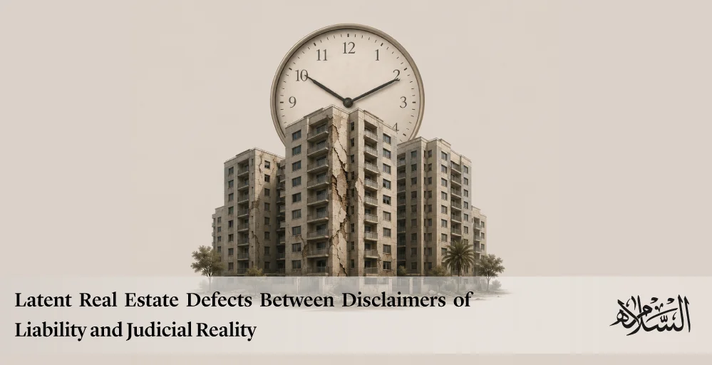 Latent Real Estate Defects Between Disclaimers of Liability and Judicial Reality