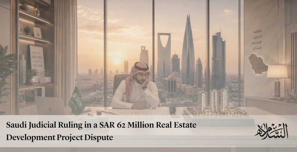 Saudi Judicial Ruling in a SAR 62 Million Real Estate Development Project Dispute