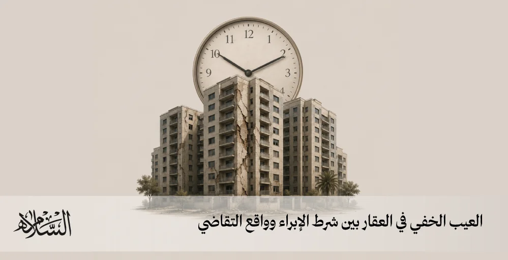 العيب الخفي في العقار بين شرط الإبراء وواقع التقاضي