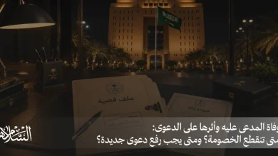 متى تنقطع الخصومة؟ ومتى يجب رفع دعوى جديدة؟