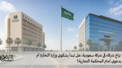 نزاع شركاء في شركة سعودية