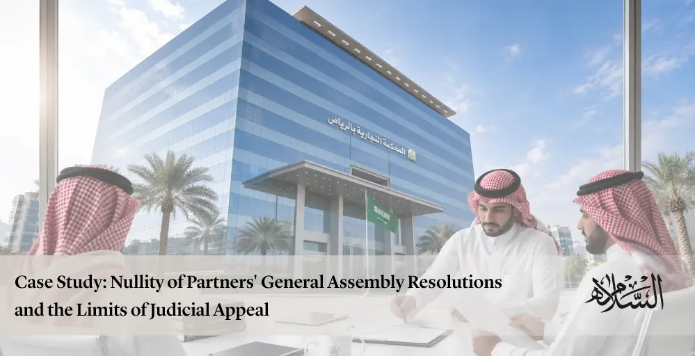 Nullity of Partners' General Assembly Resolutions and the Limits of Judicial Appeal
