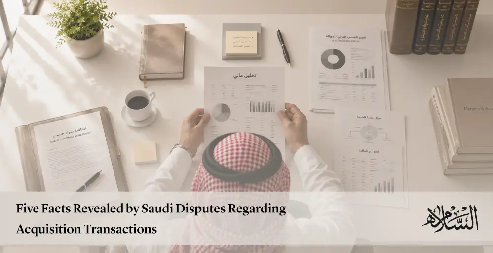 Five Facts Revealed by Saudi Disputes Regarding Acquisition Transactions