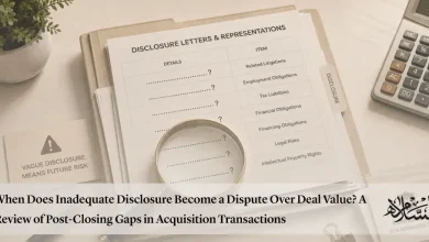 When Does Inadequate Disclosure Become a Dispute Over Deal Value?