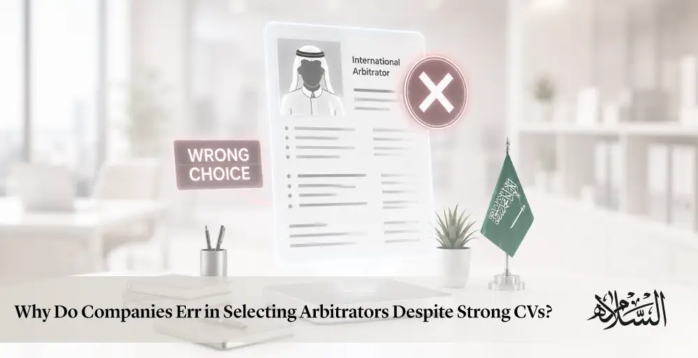 Why Do Companies Err in Selecting Arbitrators Despite Strong CVs?