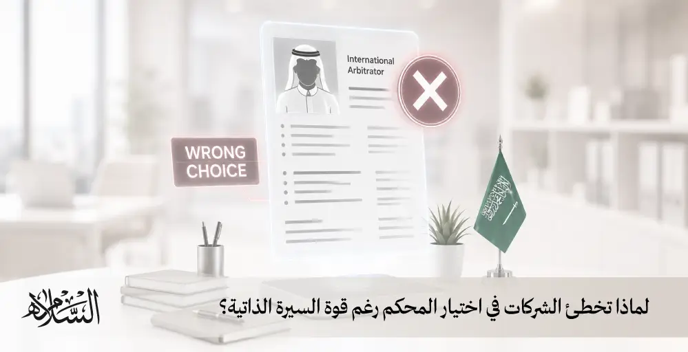 لماذا تخطئ الشركات في اختيار المحكم