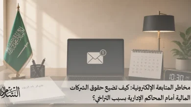 مخاطر المتابعة الإلكترونية: كيف تضيع حقوق الشركات المالية أمام المحاكم الإدارية بسبب التراخي؟