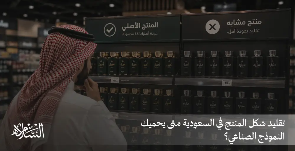 تقليد شكل المنتج في السعودية متى يحميك النموذج الصناعي؟