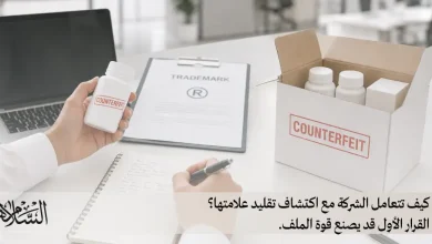 كيف تتعامل الشركة مع اكتشاف تقليد علامتها