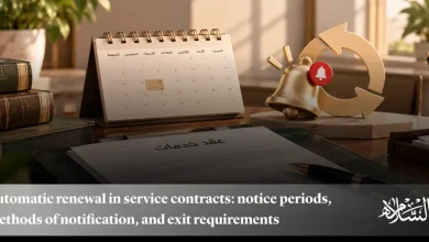 Automatic renewal in service contracts
