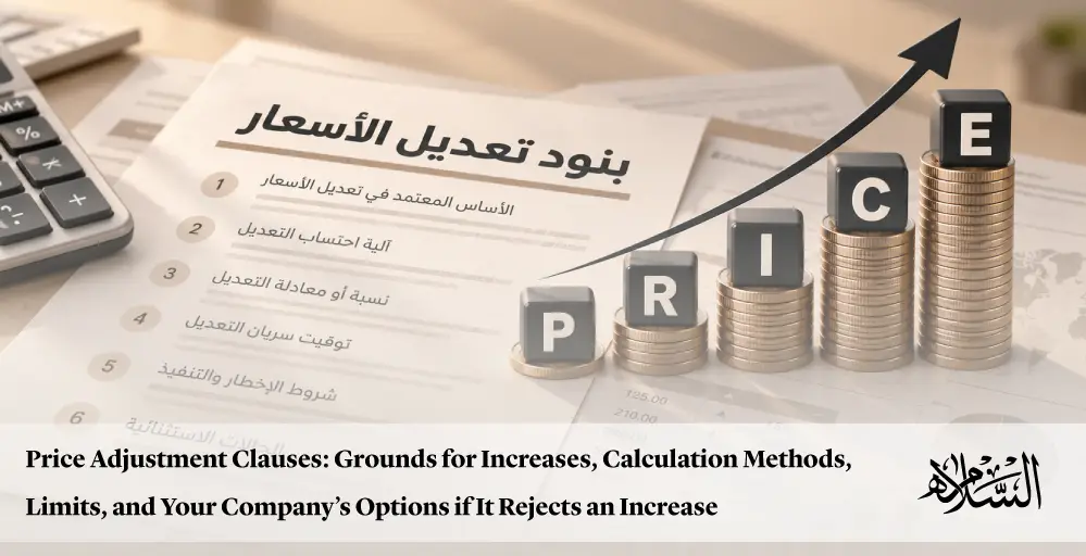 Price Adjustment Clauses: Grounds for Increases, Calculation Methods, Limits, and Your Company’s Options if It Rejects an Increase