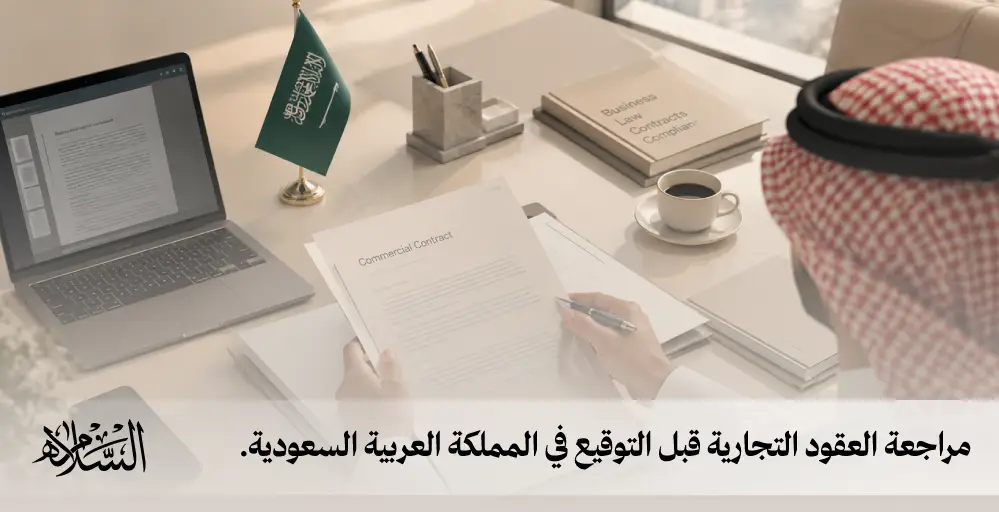 اهمية مراجعة العقود التجارية قبل التوقيع في المملكة العربية السعودية
